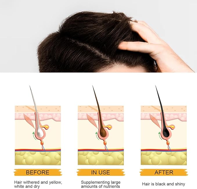 East Moon Original Black Soap Bar Shampoo for Hair Care