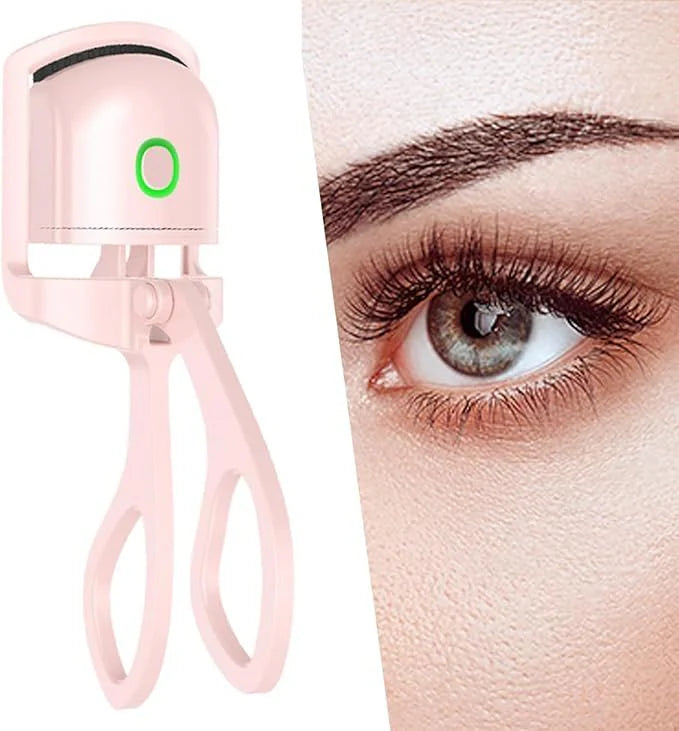 Heated Eyelash Curler Long Lasting Curl Safe and Portable