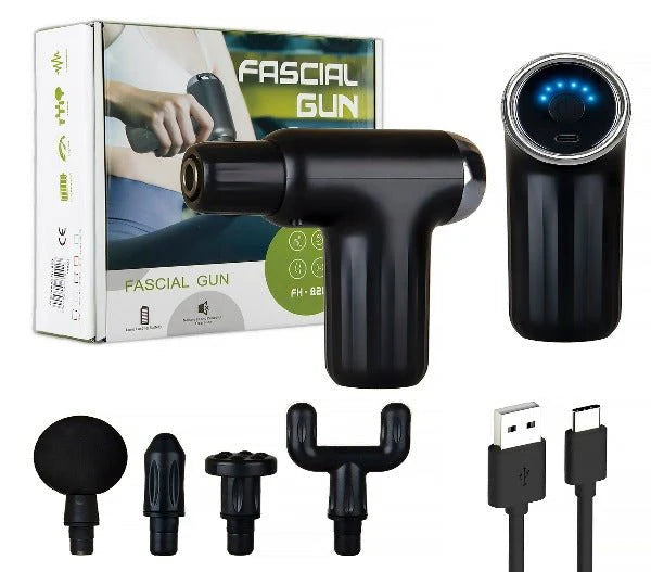 Muscle Massage Gun FH-820 with 4 Heads UAE Deep Tissue Portable