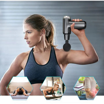 Muscle Massage Gun FH-820 with 4 Heads UAE Deep Tissue Portable