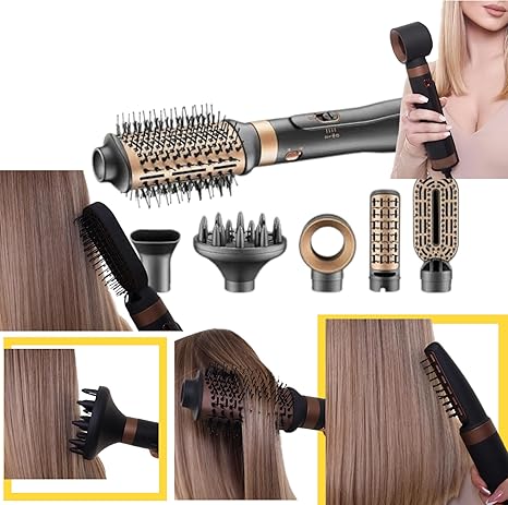 VGR Professional 6-in-1 Hot Air Styler — All-in-One Hair Dryer, Curler & Straightener